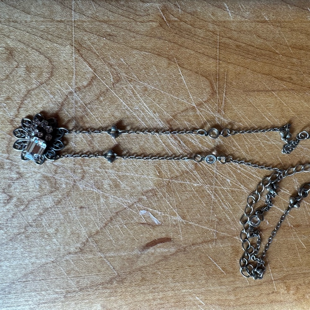 Elegant Sorrelli Silver Chain Necklace